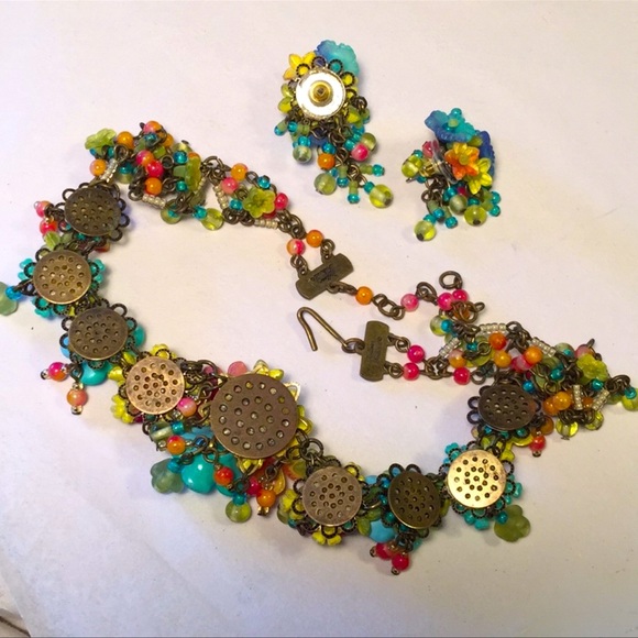 Colleen Toland Handmade One-Of-Kind Necklace and Earrings Timepieces. - Picture 5 of 8